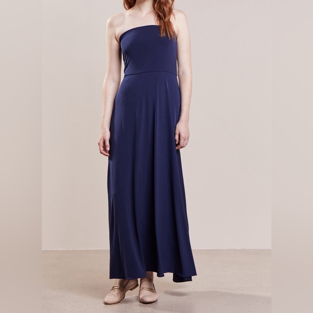 NWT Polo Ralph Lauren Maxi Strapless Dress, Size S